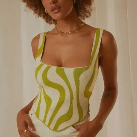 Peppermayo Knit Corset Top - Picture 1 of 3